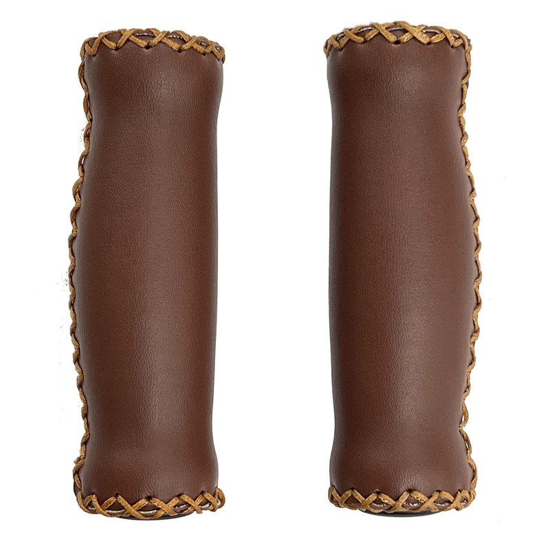 VLG-617A Bicycle Grip [Barrel Grip] 5.0 inches (128 mm), Brown,