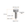 QUARKZMAN Pack of 2 Spring Plunger with Knurled Handle M6