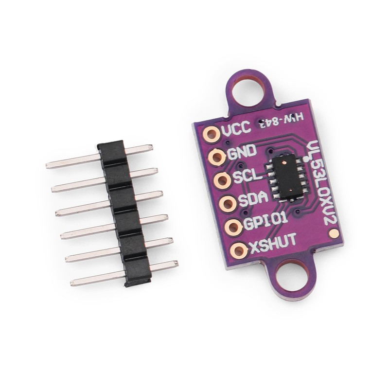 Qoroos 5Pcs VL53L0X Time-of-Flight (ToF) 940nm Laser Ranging Sensor Breakout