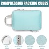 5Pcs Compression Packing Cubes for Suitcases, Ultra Space saving Self
