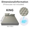 Full Size Mattress Protector, 100% Waterproof Quilted Mattress Protector with