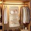 Hanging Purse Organizer Large Capacity Mesh Storage Bag With Hanger