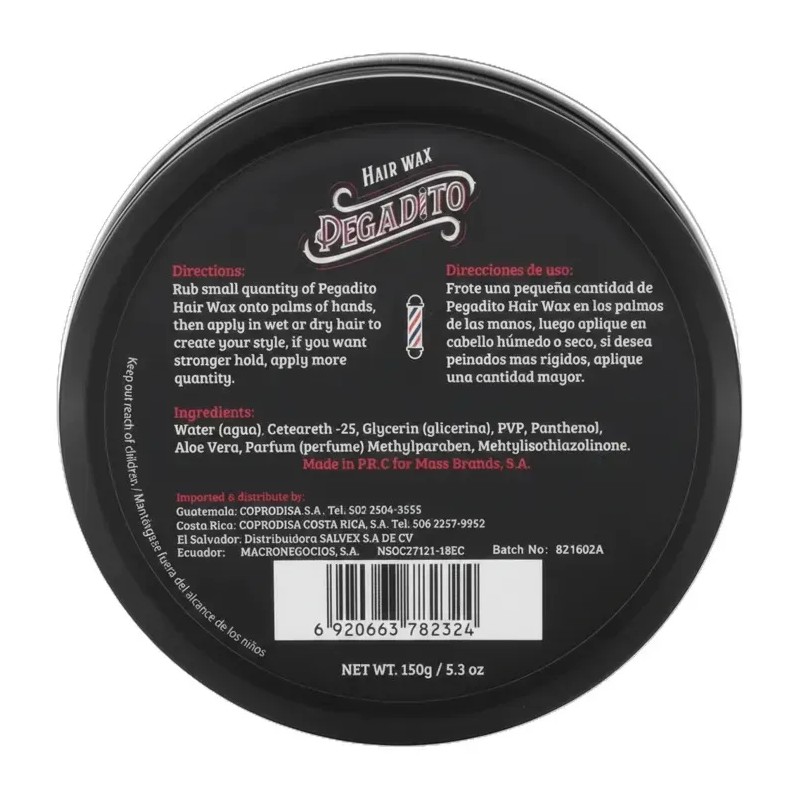 PEGADITO Cera para Cabello Firm Hold 150 g