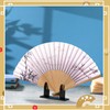 Roowest 2 Pcs Acrylic Fan Display Stand Folding Japanese Chinese