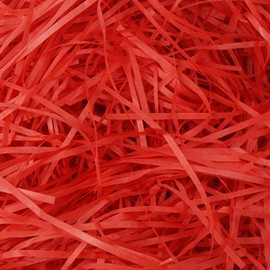 DIYASY Christmas Red Shredded Paper for Gift Box,1/2 LB Easter Grass Basket Filler Crinkle Cut Tissue Paper for DIY Gift Box Packaging