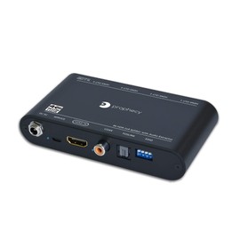 gofanco Prophecy HDMI Splitter 4K 60Hz HDR 1x4 – YUV 4:4:4, with HDMI Audio Extractor to Toslink & RCA, HDR, HDMI 2.0a, HDCP 2.2, 18Gbps, Auto Scaling, EDID Management, TAA Compliant