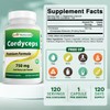 Best Naturals Cordyceps Sinensis Mycelium Mushroom Powder 750 mg 120