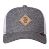 Djinns Jersey Patch Grey Heather/White HFT Trucker Cap - One-Size