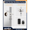 SEPOX® Keyless Smart Lock for Front Door 2 PCS, Fingerprint