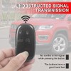 Funda transparente para llave de coche, compatible con Jeep Cherokee
