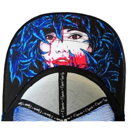 Capiche [99+ Variations] Snapback Cap Men's Cap - Baseball - Hat - Art - Unisex - Visor - Men - One Size - Tattoo - Men - Women, [TRUCKER] Hidden Lady