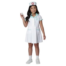 California Costumes, Playtime Nurse, Child, White, XS (size 4-6)