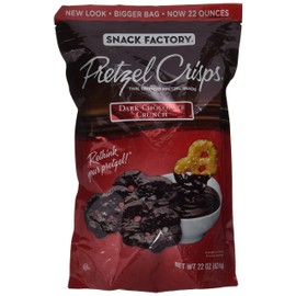 Snack Factory Pretzel Crisps Dark Chocolate Crunch - 22 Oz.