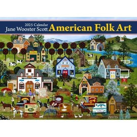 American Folk Art 2025 Calendar