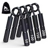 Oblitor Grip Strength Trainer 4 Pack,50LB-200LB Hand Exerciser Gripper Forearm