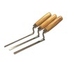 3 x Narrow Finger Pointing Trowel Set 6 8 10