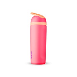 Owala Flip Insulated Stainless Steel Water Bottle with Built-in Straw, 560 ml, Hyper Flamingo