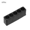sourcing map 6pcs Plastic Hex Shank Screwdriver Bit Holder Organizer