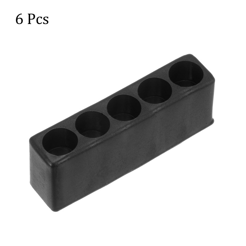 sourcing map 6pcs Plastic Hex Shank Screwdriver Bit Holder Organizer