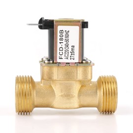 G3/4 2 Way Water Inlet N/C Normal Closed Pressure Electric Solenoid Valve AC 220V FCD‑180B solenoid 22mm solenoid valve normally open