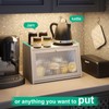 kiplant Bread Box for Kitchen Counter, Large Bamboo Bread Storage
