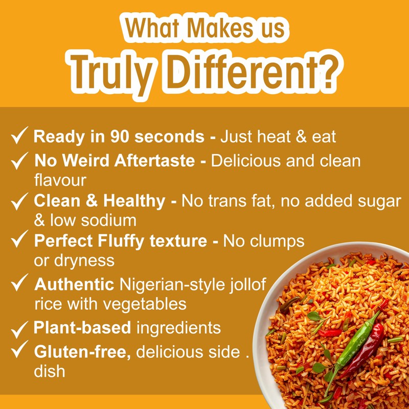 Eat Regal Jollof Rice with Vegetables, 8.8 Ounce, Pack of