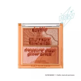 Lottie London X Outer Banks Treasure Map Glow Brick, Bronzing Face Powder, 0.28