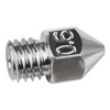 POLISI3D High Temperature Sharp Non-Stick MK8 Plated Copper Nozzle 0.6mm