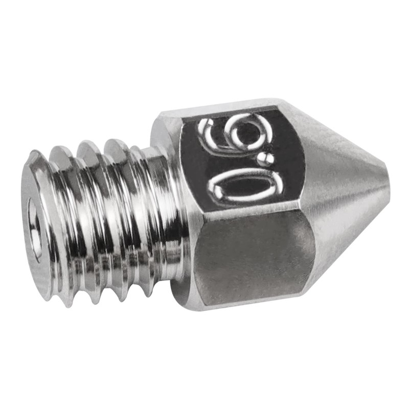 POLISI3D High Temperature Sharp Non-Stick MK8 Plated Copper Nozzle 0.6mm