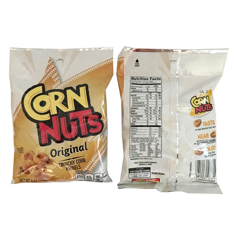 Corn Nuts Classic Flavors 4oz Size - 2 of Each