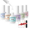 AZUREBEAUTY Dip Powder Liquid Set Bond, Base, Glossy Matte Top