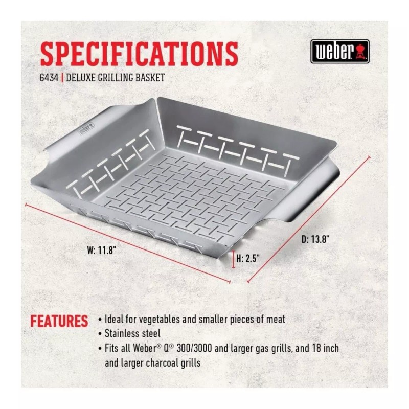 Weber Parrilla Para Vegetales Envío Gratis Facturamos