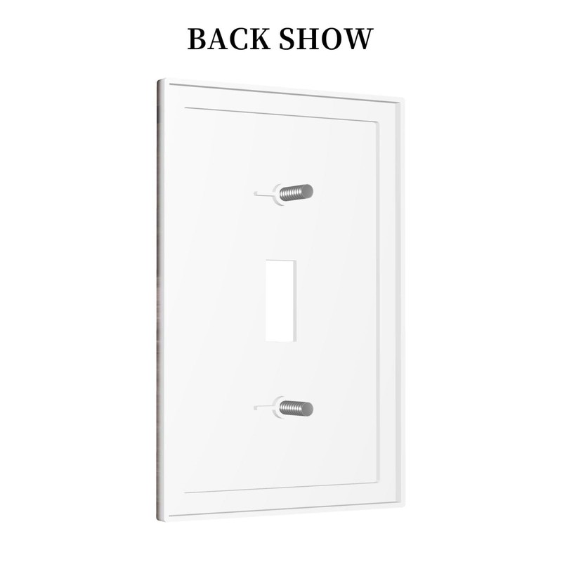 Rustic Barn Door Single Toggle Light Switch Plate Decorative 1