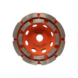 Ridgid AWD40 4" Double Row Segments Diamond Cup Grinding Wheel