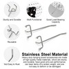MAIXINNEW 50 Pcs Peg Board Shelving Hook Metal, Pegboard Accessories