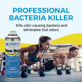 Kinzua Environmental Germ Boss Strong Odor Eliminator, Fast-Acting Cleaning & Deodorizing Fogger, Mold Bomb Fogger for Smell Control with Fresh Scent, Covers Up to 1,000 cu ft, 6 oz, Pack of 3