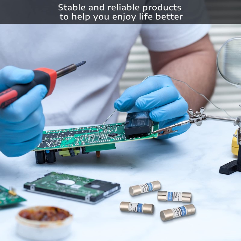 Kingdder Digital Multimeter Fuse DMM-44/100 440MA 1000V DMM Replacement Fast