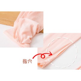 Instyle Japan 100% Silk, UV Protection, Arm Cover, For Women & Men, Long Length, Cold Feeling, Cooling Effect, For Sensitive Skin, Silk, Sun Protection & Cooling Protection, Solid, Stylish, Arm