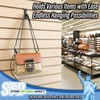 STORE FIXTURES DIRECT Black J-Hook, J Shaped Utility Hanger for