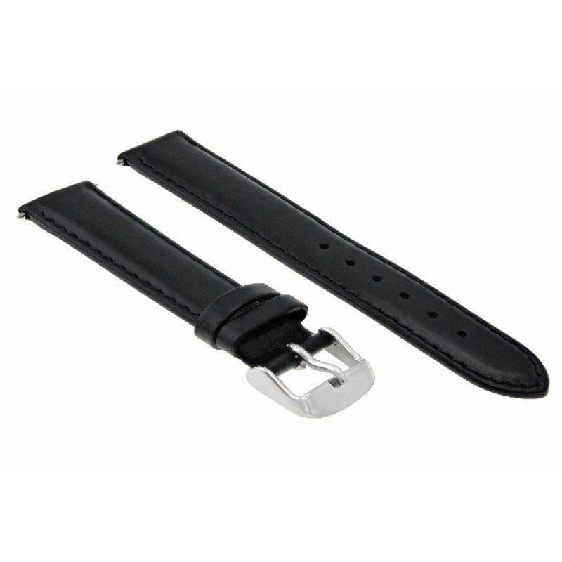 Ewatchparts 22mm Smooth Leather Watch Band Strap Compatible With Montblanc