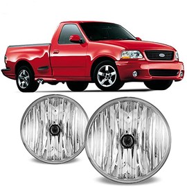 Winjet WJ30-0212-09 OEM Series for [2001-2004 Ford F-150 Lightning] [2003-2005 Lincoln Aviator] Driving Fog Lights