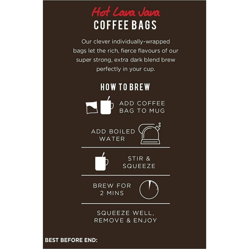 Taylors of Harrogate Hot Lava Java Coffee Bags (10 Enveloped