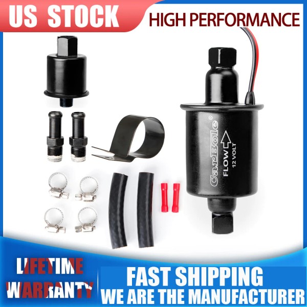 CarBole Advanced Universal Fuel Pump Electric Gas Diesel Inline Low