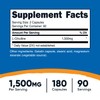 Nutricost Nutricost L-Citrulline 1500mg, 180 Capsules - 750mg Per Capsule,