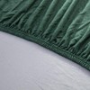 LIFETOWN Green Sheet Jersey Fitted Sheet Deep Pocket Bed Sheet
