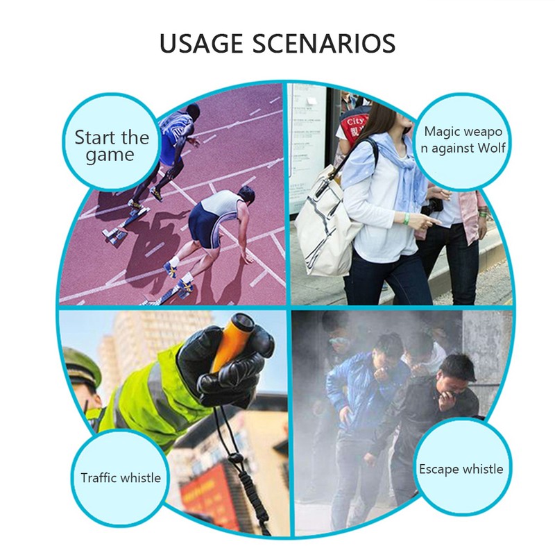 Electronic Whistle for Multipurpose Sports Handheld Whistle with Lanyard Hand