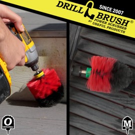 Al aire libre - Productos de limpieza - Jardín - Patio - cubierta - Rigidez de perforación de cerdas del cepillo Desarrollado Adjuntos - girar Pincel - baño del pájaro - Las estatuas del jardín