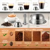 Stainless Steel Reusable Coffee Pods for Nespr*sso V-rtuo - Refillable