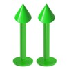 2pc 1.2mm 16g Labret Bar Studs Lip Ring Monroe Tragus