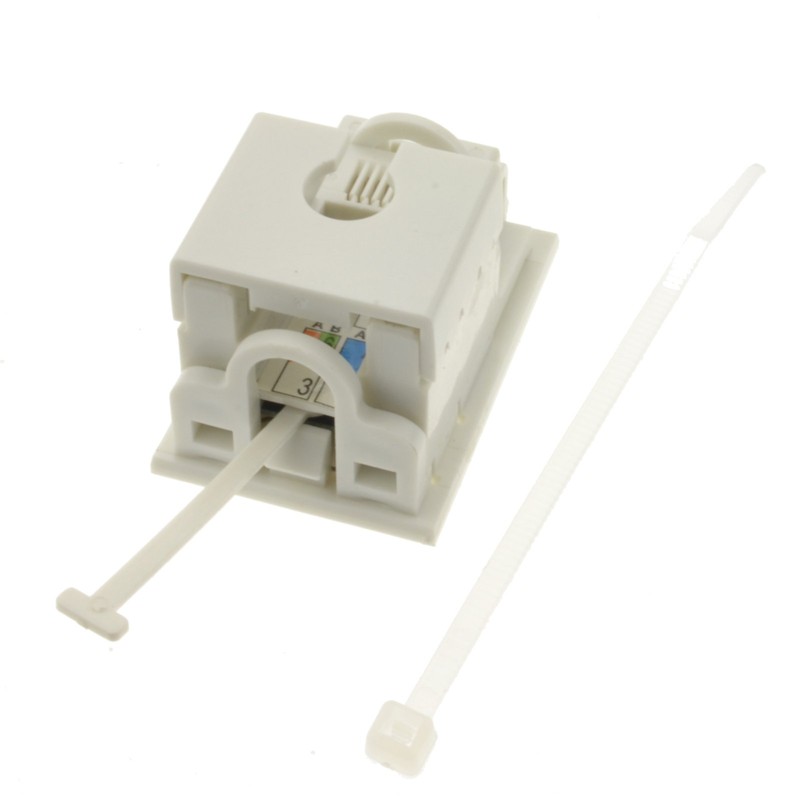 kenable Floor Box Keystone Cat6 Low Profile Network 6C Module